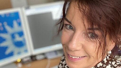 Monika Adam, DV Hannover, ist vertreten