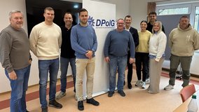 Polizeipräsident Friedo de Vries zu Gast