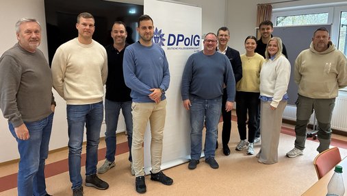 Polizeipräsident Friedo de Vries zu Gast